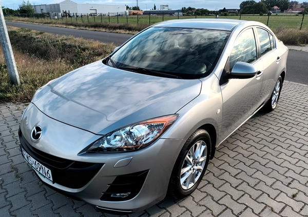 Mazda 3 cena 21500 przebieg: 173000, rok produkcji 2009 z Wschowa małe 379